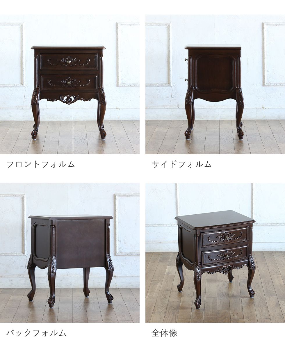 楽天市場】チェスト 姫系 家具 かわいい ロココ 調 アンティーク 風