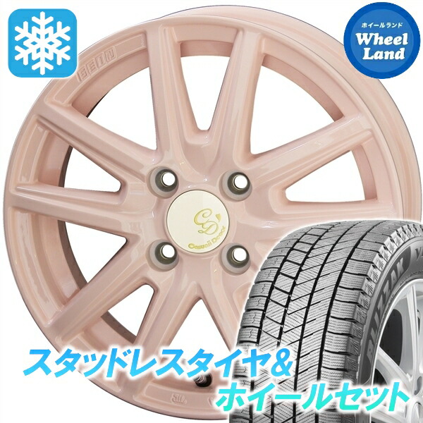 楽天市場】155/65r14 スタッドレス ホイールセット nbox jf3