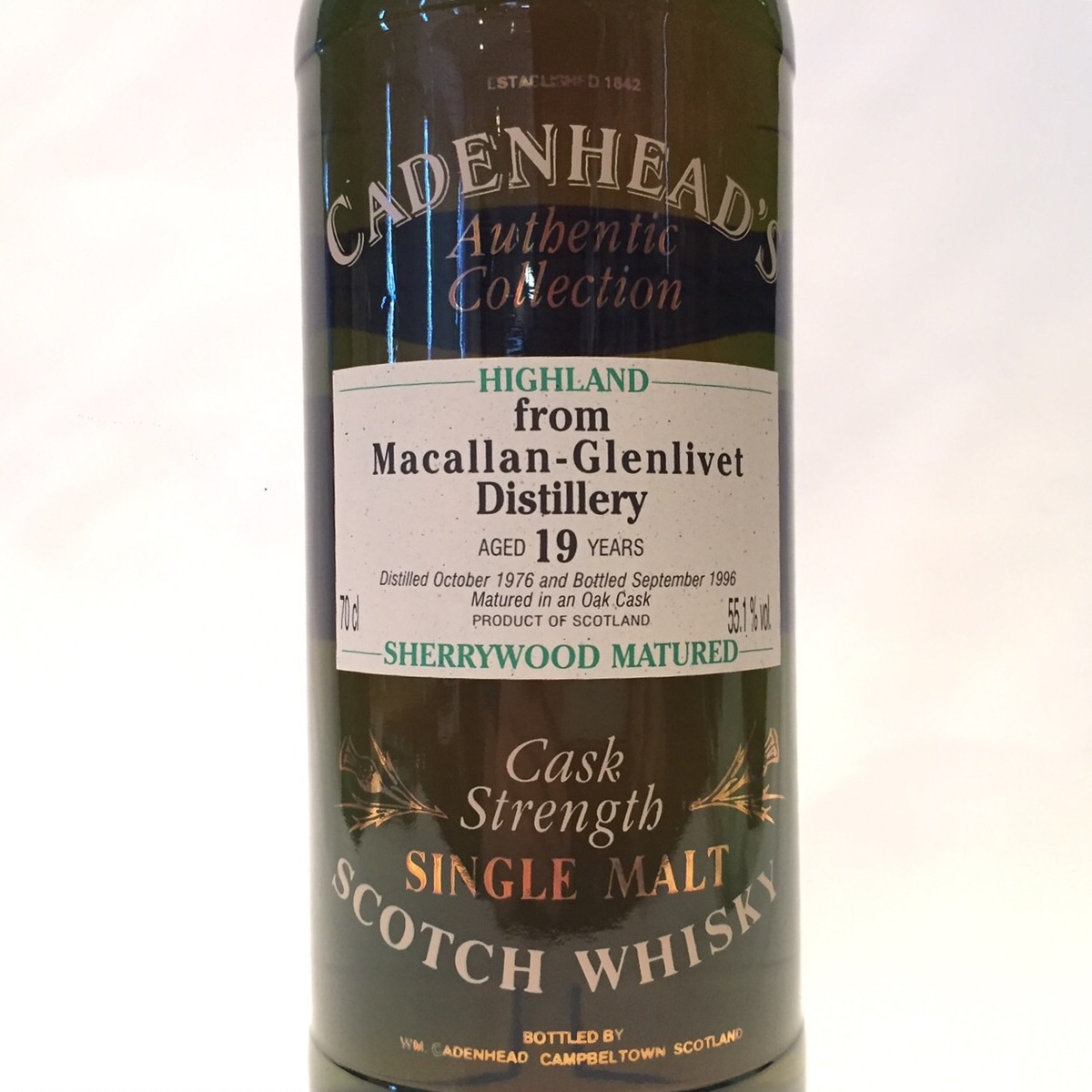 楽天市場】マッカラン Macallan Wm. Cadenhead Authentic Collection