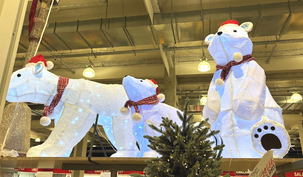 楽天市場】【大型商品】クマの親子 3体セット LED370球 くま ベア