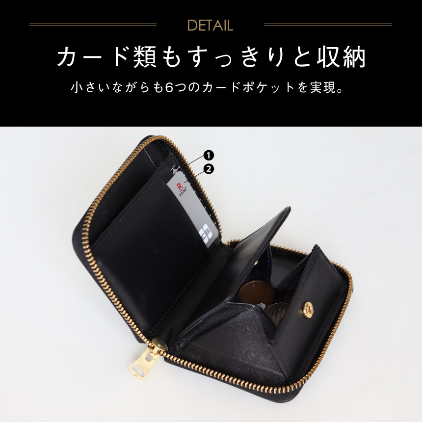 楽天市場】牛革 ラウンドファスナー 二つ折り財布 メンズ ラウンド