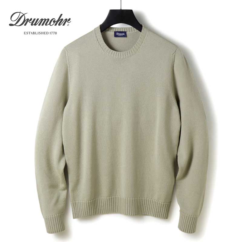 楽天市場】drumohr（ドルモア） メリノウール 8ゲージ クルーネック