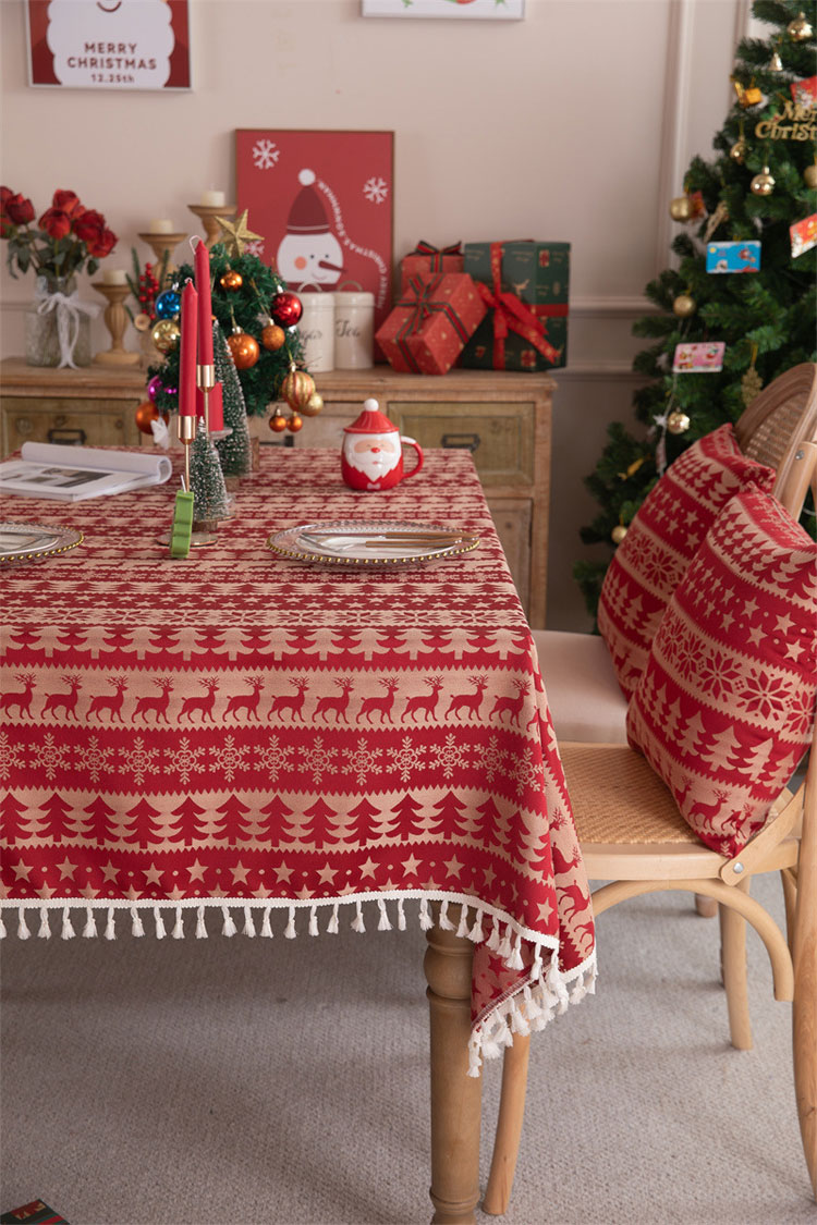 楽天市場】テーブルクロス クリスマス 飾り テーブルマット 5サイズを