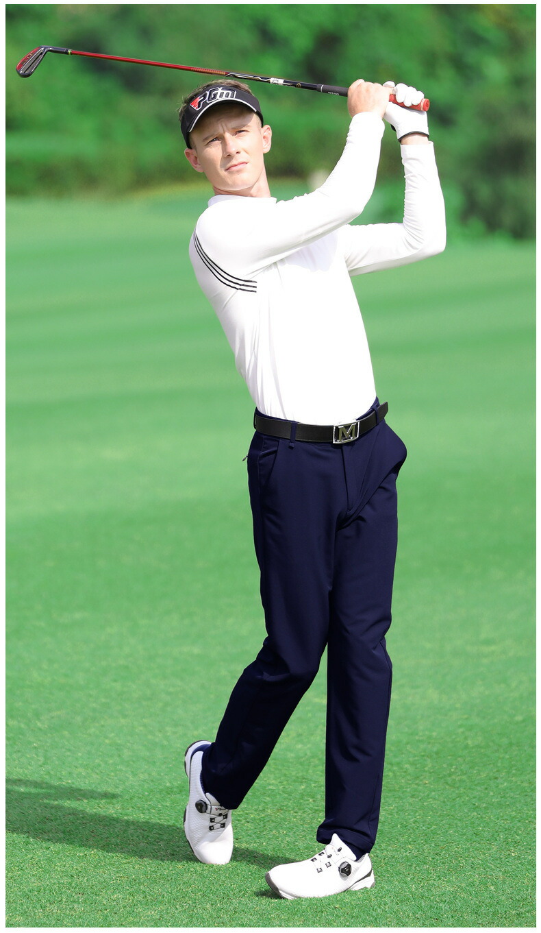 楽天市場】PGM ゴルフパンツ 高弾力 撥水 薄生地 軽量 シワになり