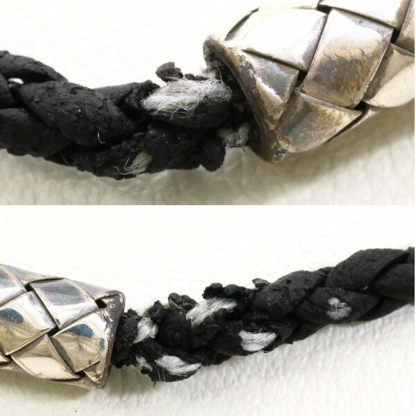 楽天市場】ボッテガヴェネタ イントレチャート サークル シルバー