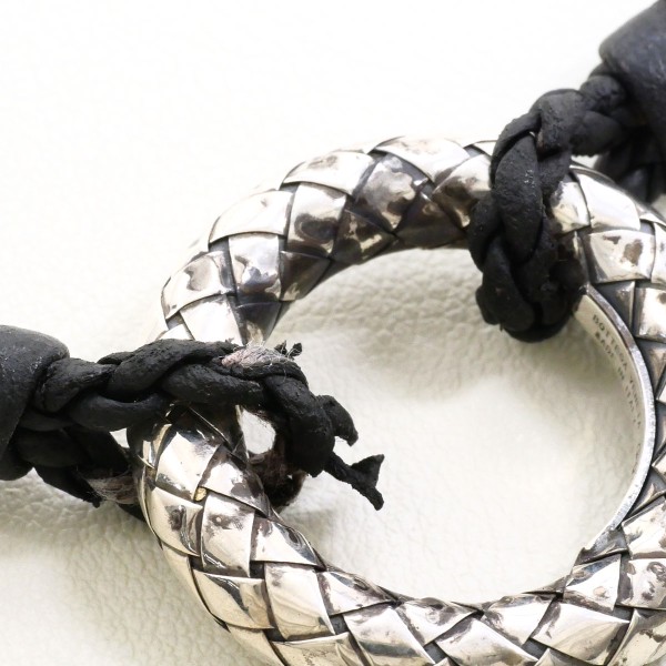 楽天市場】ボッテガヴェネタ イントレチャート サークル シルバー