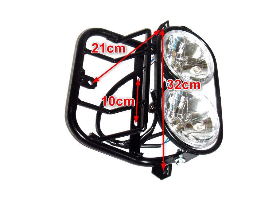 楽天市場】ズーマー ZOOMER AF58 ヘッドライト ステー セット 社外品