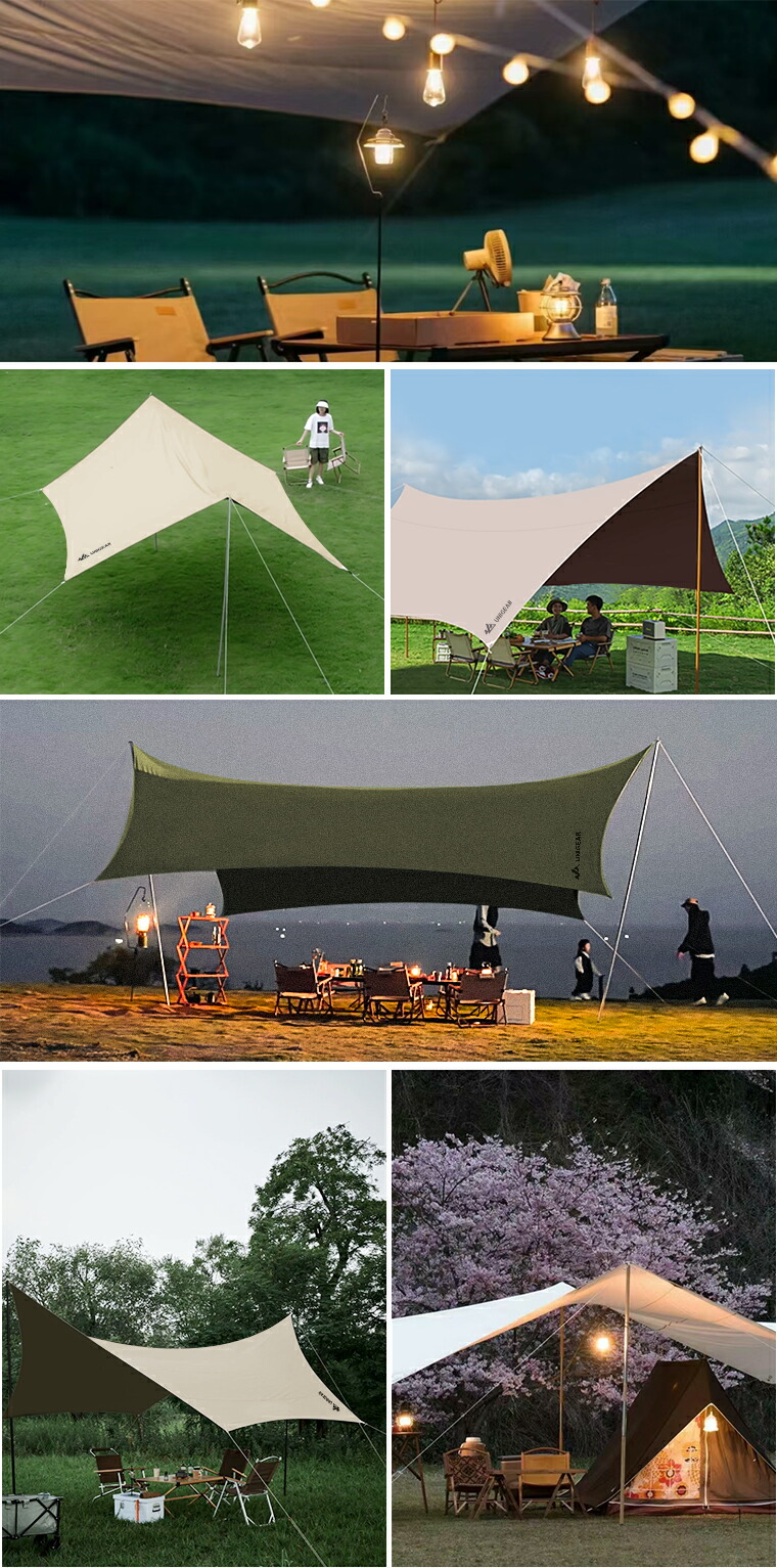 楽天市場】【クーポンで7201円】ヘキサタープ tcタープテント 防水