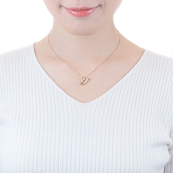 楽天市場】【ゆきざき公式】ノンブル アルファ イニシャルペンダント