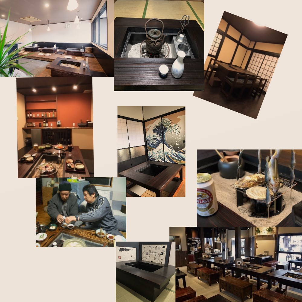 楽天市場】大型囲炉裏テーブル 1400x800x280mm 蓋付 座卓タイプ 無垢材