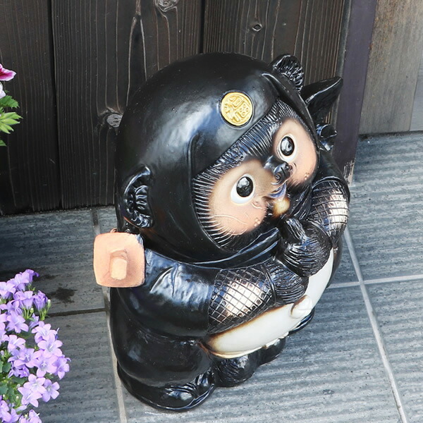 楽天市場】【38時間限定20%OFFクーポン配布中】信楽焼 黒忍者たぬき