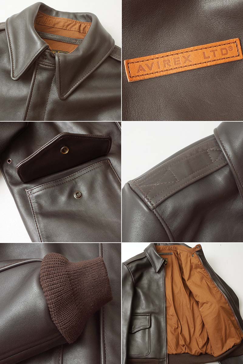 楽天市場】AVIREX アビレックス #7834950009(2191000) A-2 レザー