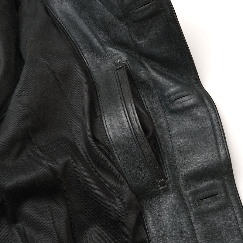 楽天市場】フランス軍 ファイヤーマン レザーコート ボタンタイプ