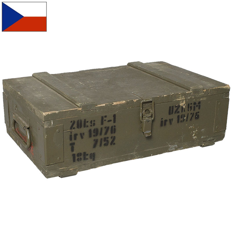 楽天市場】チェコ軍 F1 グレネードボックス ウッド オリーブ USED