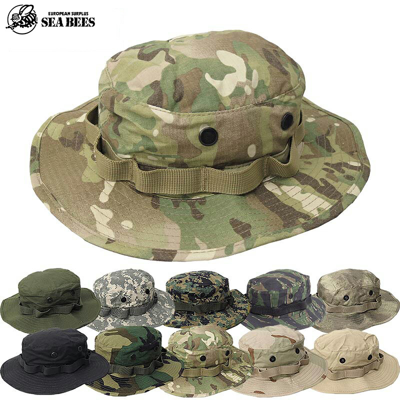 楽天市場】メール便可 ミリタリー リップストップ ジャングルハット