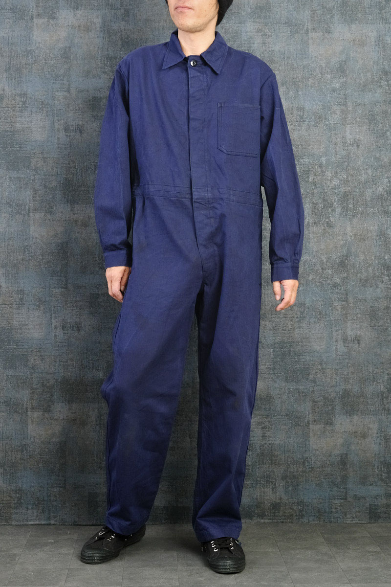 楽天市場】ドイツ軍 ワークカバーオール HBT ネイビー USED CC047UN