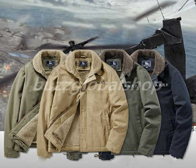 楽天市場】ミリタリージャケット メンズ デッキジャケット ボア