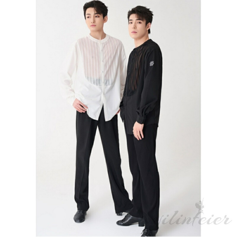 楽天市場】社交ダンス衣装 メンズ トップス ラテンシャツ 長袖シャツ