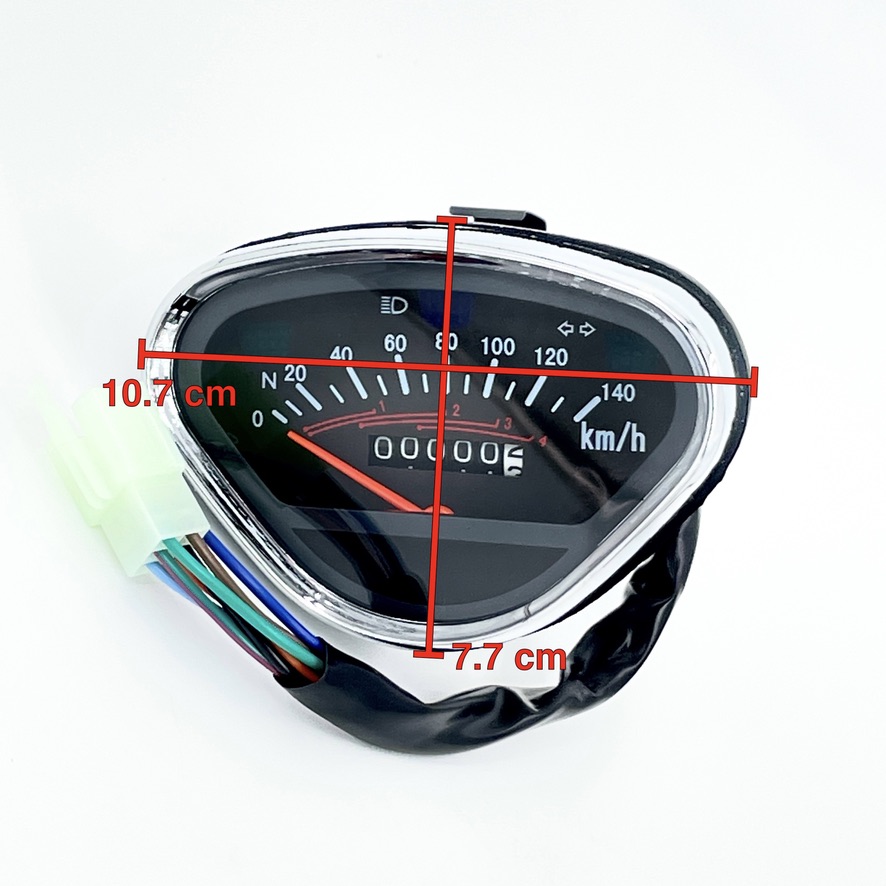 楽天市場】【スピード出荷】シャリー DAX スピードメーター 140キロ