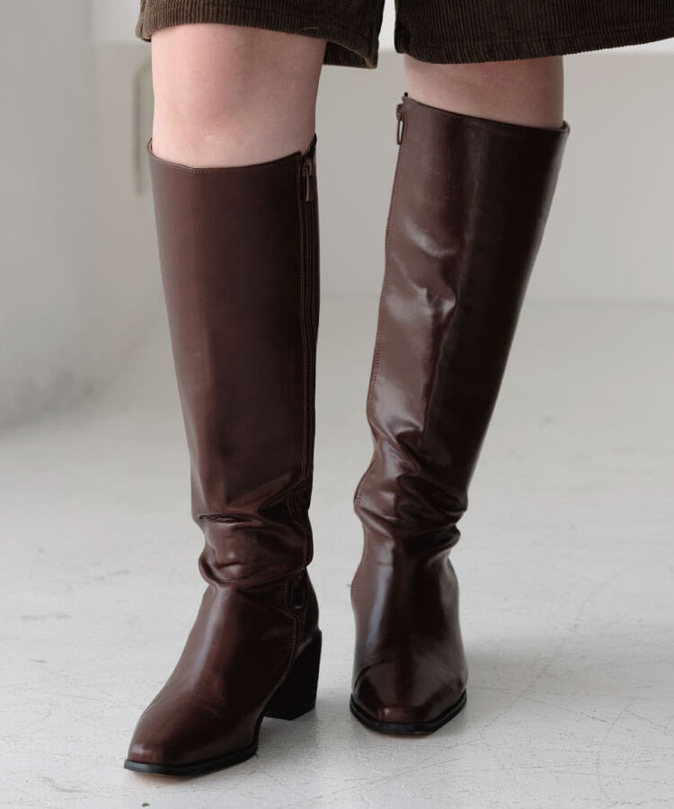 楽天市場】美シルエットロングブーツ レディース ブーツ ロングブーツ