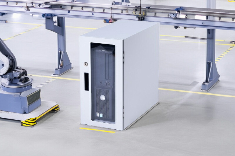 楽天市場】防塵ラック Tidy Box CPU 4UW ライトグレー PCケース ホコリ