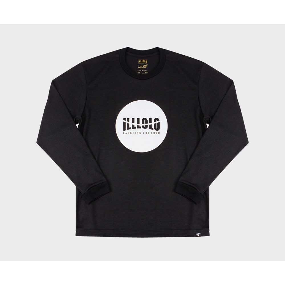 楽天市場】ILLLOLO ウールロングロゴTシャツ 長袖 クルーネック