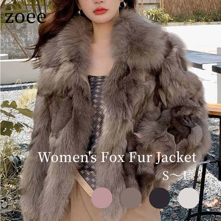 楽天市場】コート ジャケット フォックス リアルファー アウター