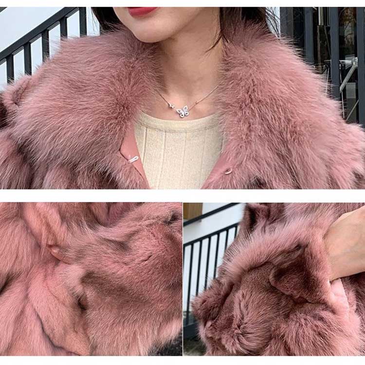 楽天市場】コート ジャケット フォックス リアルファー アウター