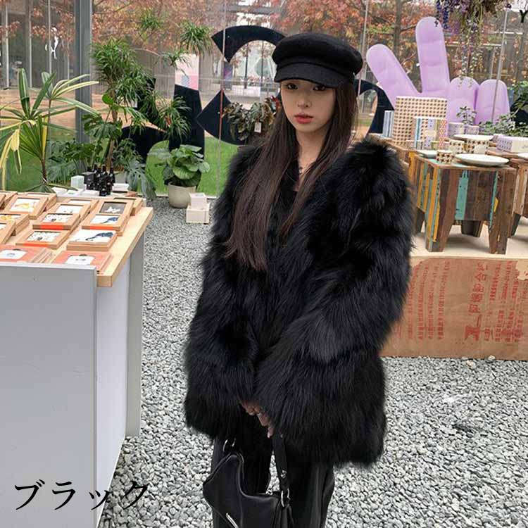 楽天市場】ジャケット ラクーン リアルファー コート アウター