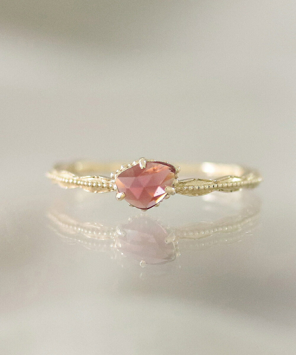 楽天市場】K10 Lucia ガーネット リング／ノワール ド プーペ（NOIR DE