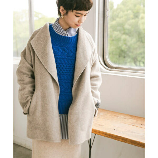 楽天市場】シャンブレーウールリバーショートコート／アーバンリサーチ