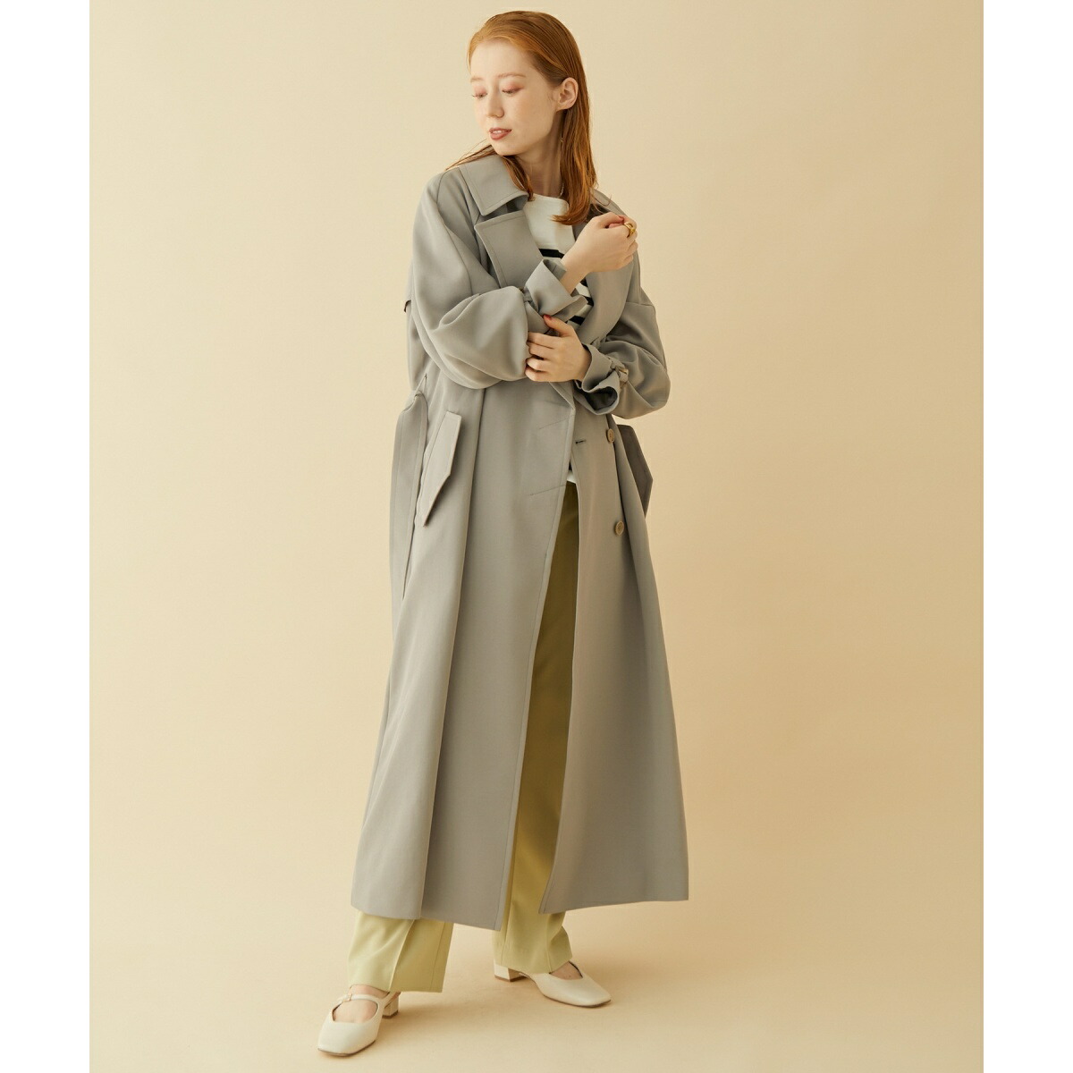 楽天市場】オーバーライトトレンチコート／マドモアゼル ロペ : 丸井