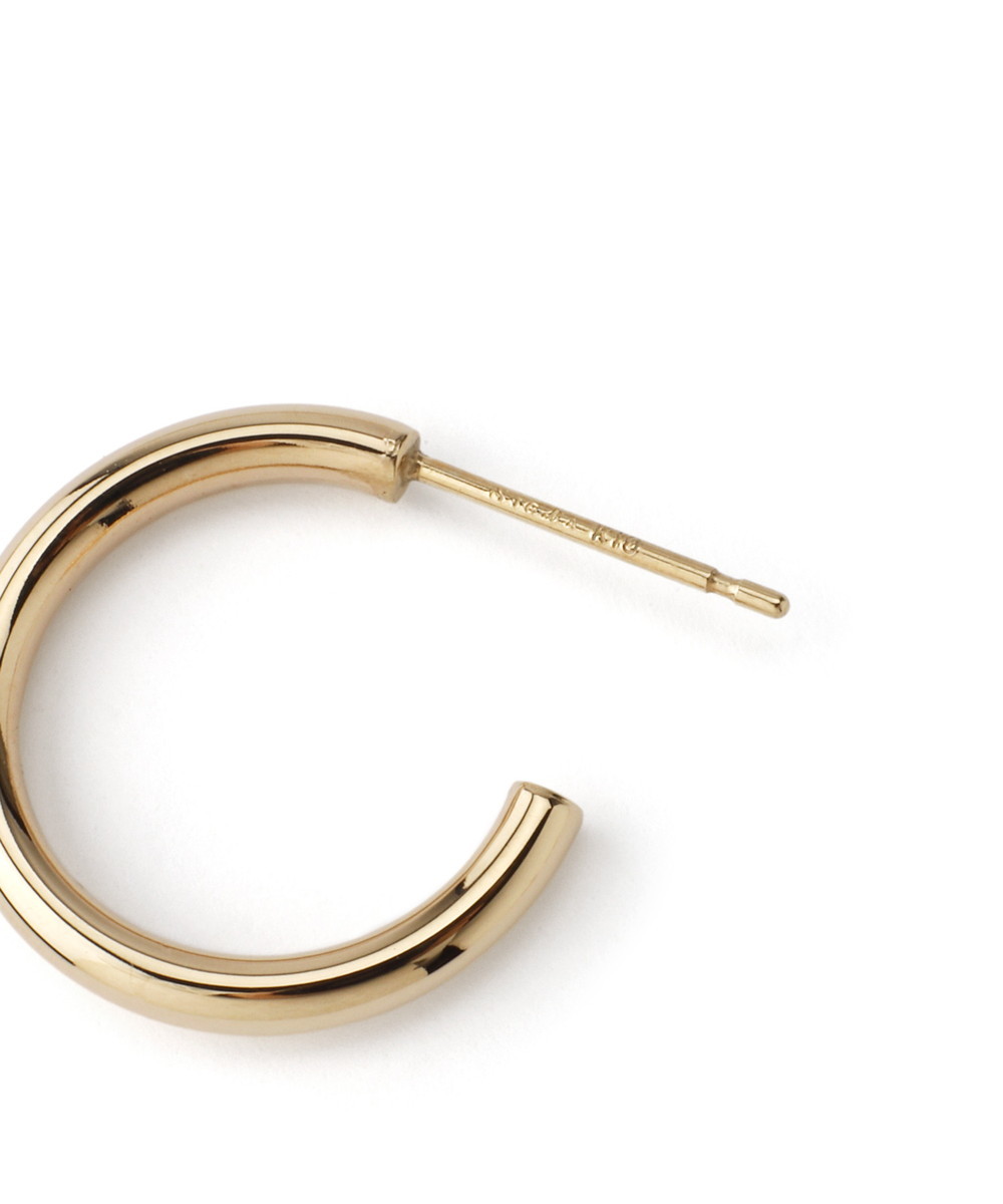 楽天市場】パイプハーフフープピアス[M]／シエナロゼ（SIENA ROSE