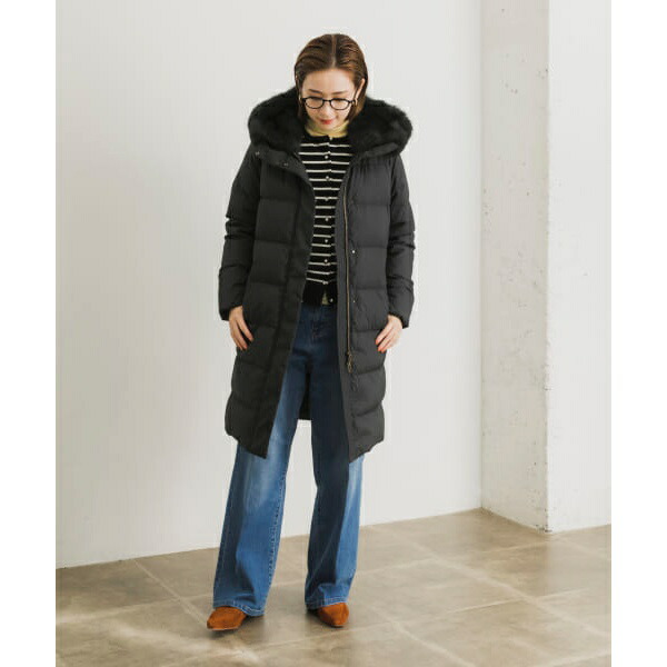 楽天市場】ラビットフードストレッチロングダウン／アーバンリサーチ