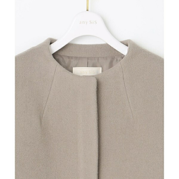 楽天市場】ノーカラーショート コート／エニィスィス（any SiS