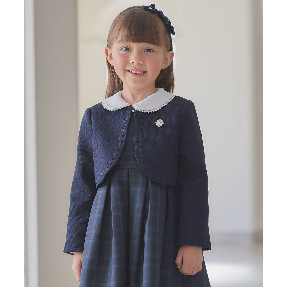 エニィファム】 入学式・卒園式 フォーマルワンピース ボレロ ブラウス