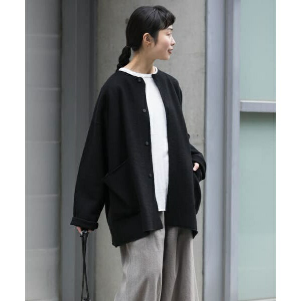 楽天市場】ウールノーカラージャケット／かぐれ（kagure） : 丸井