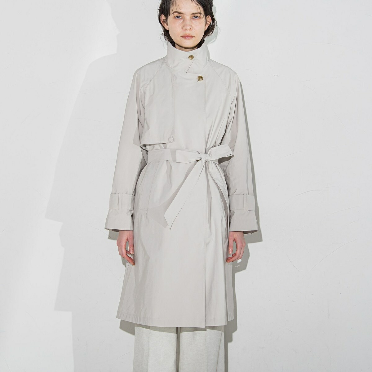 楽天市場】トレンチ風デザインリサイクルアーティローザコート≪洗濯機