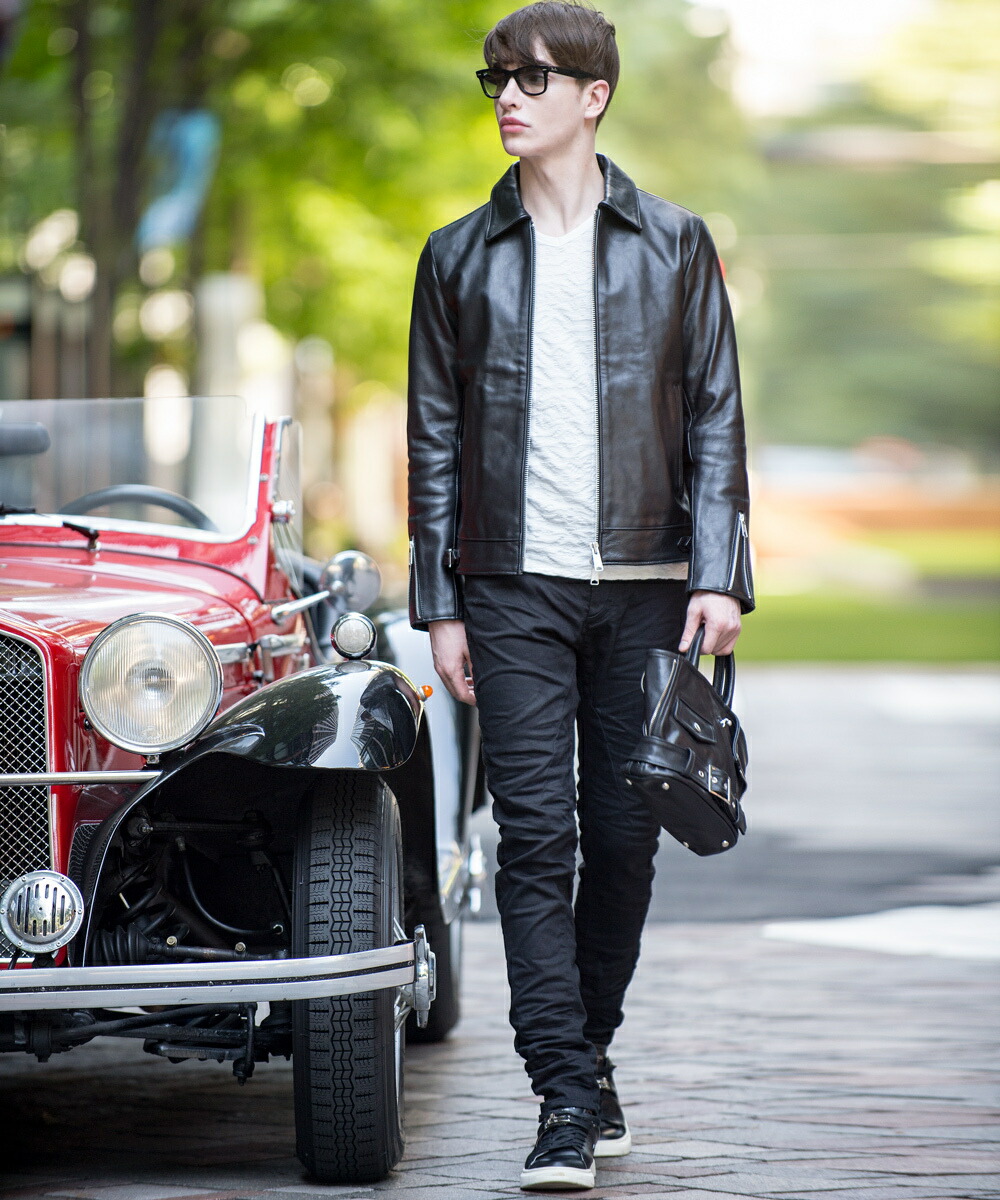 楽天市場】BANDIT(バンディット)リアルレザー シングルライダース