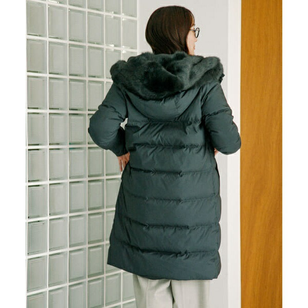 楽天市場】ラビットフードストレッチロングダウン／アーバンリサーチ