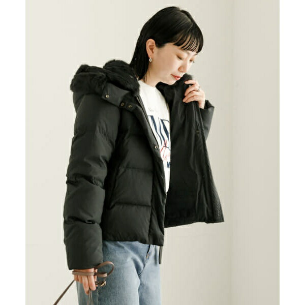 楽天市場】ラビットフードストレッチショートダウン／アーバンリサーチ