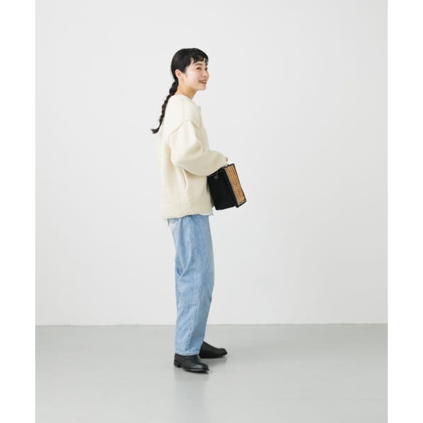 楽天市場】ペルークルーネックカーディガン／かぐれ（kagure） : 丸井