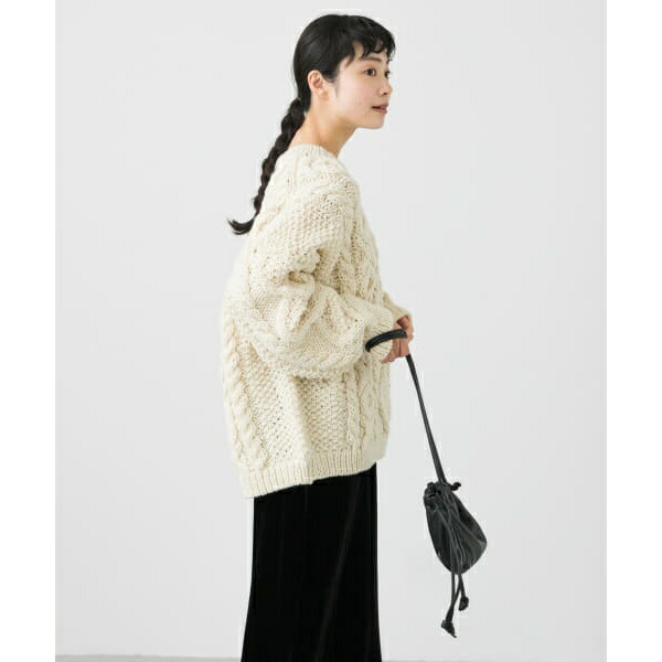 楽天市場】ペルーアランクルーネックニット／かぐれ（kagure） : 丸井