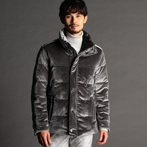 楽天市場】ニットベロア スタンドダウンブルゾン／ニコルクラブ