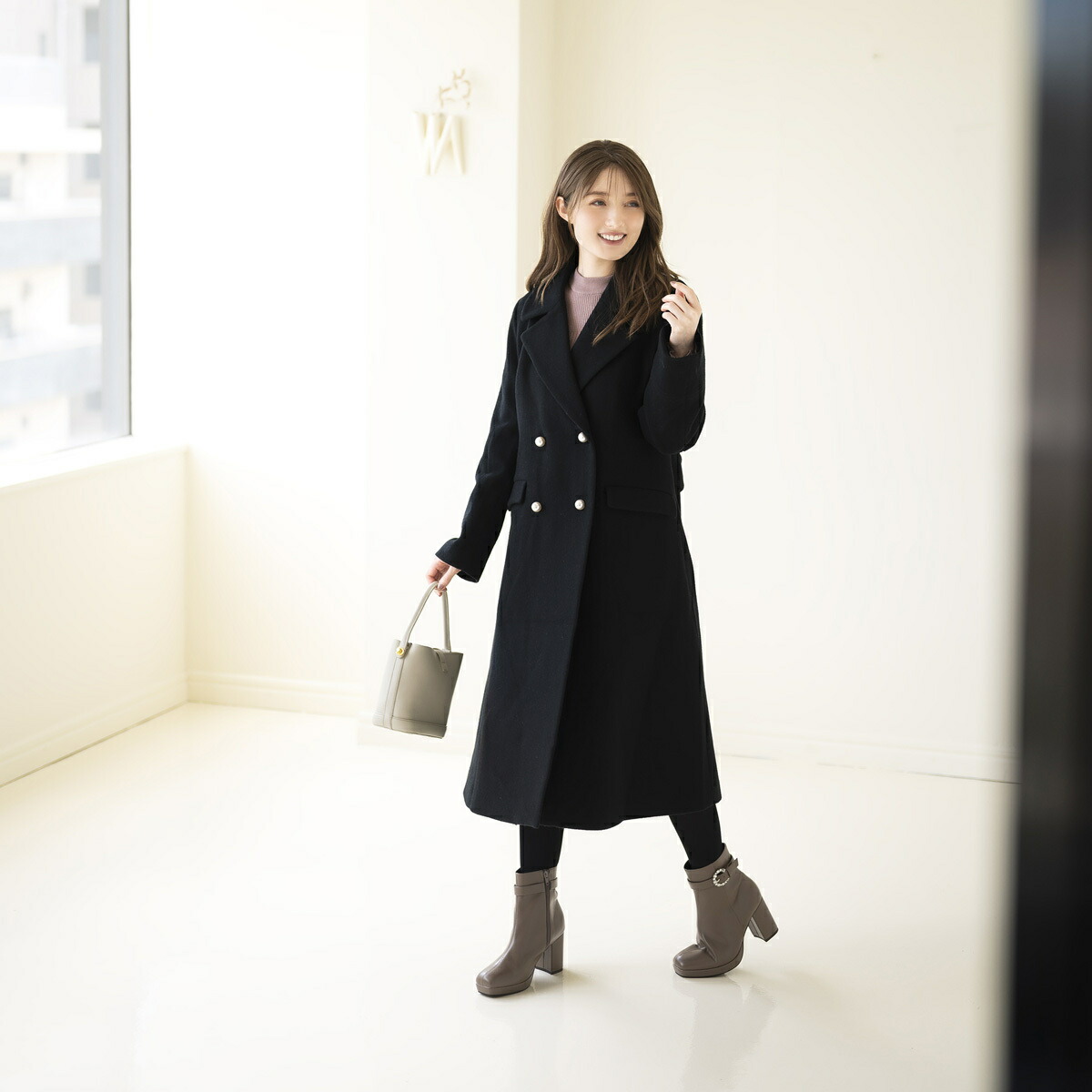 楽天市場】パールボタンコート/MM348606／ミッシュマッシュ（MISCH