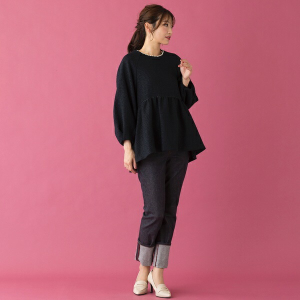 楽天市場】ファニーツイードペプラムブラウス／ローズティアラ（Rose