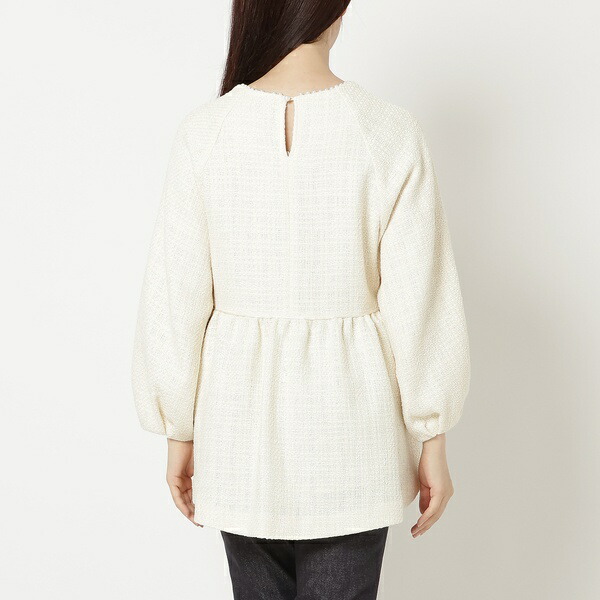 楽天市場】ファニーツイードペプラムブラウス／ローズティアラ（Rose