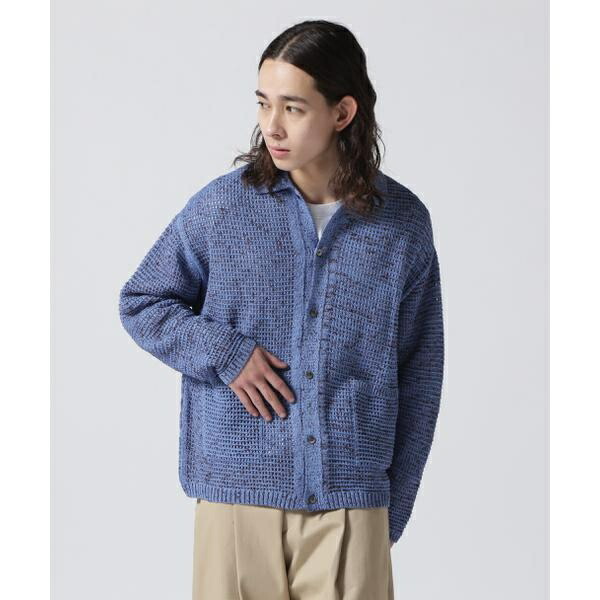 楽天市場】YOKE／ヨーク／MESH KNITTED BUTTONED CARDIGAN／ガーデン