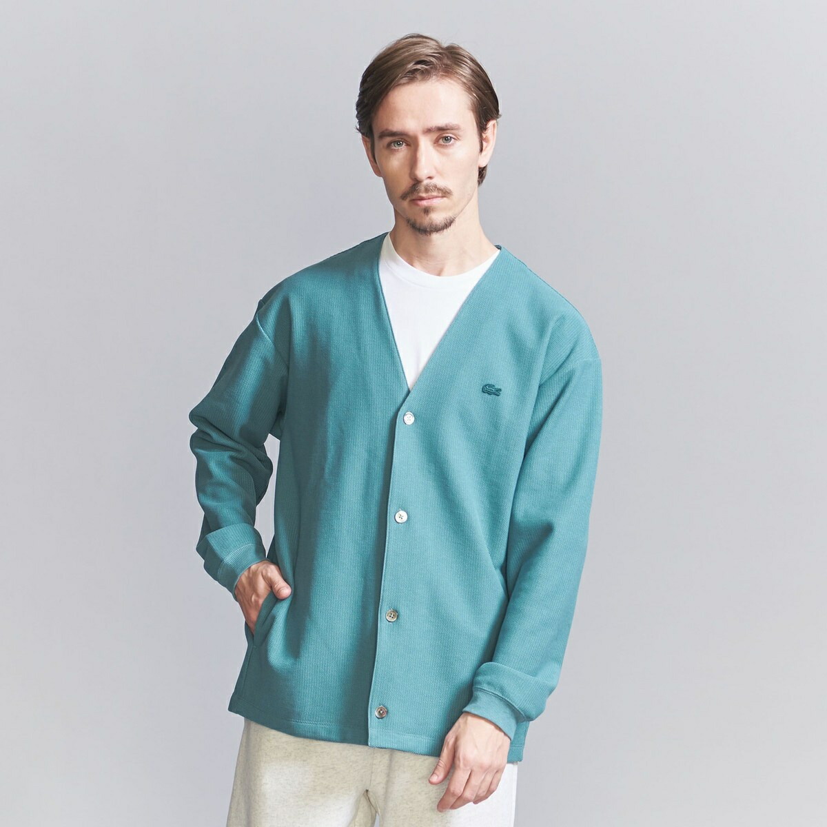 楽天市場】＜LACOSTE for BEAUTY＆YOUTH＞ 1トーン カーディガン