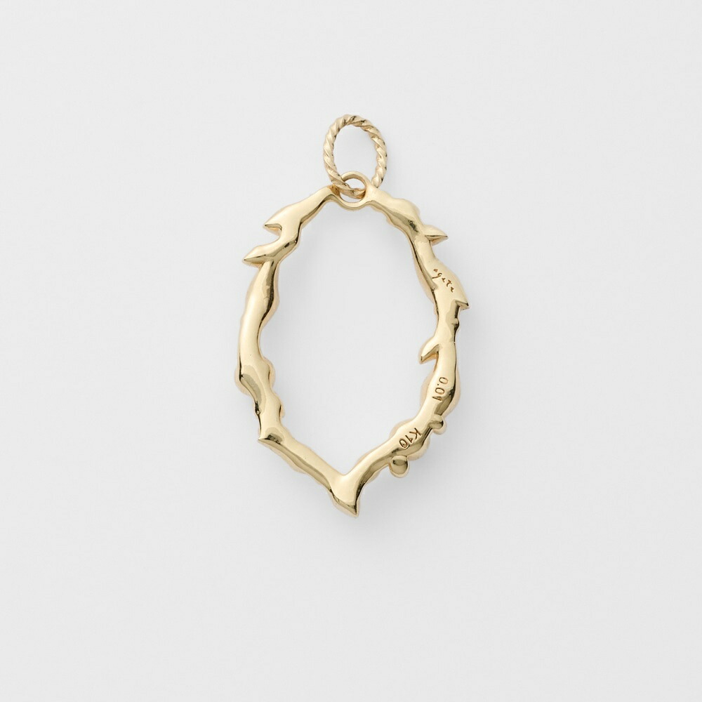 楽天市場】K10パールフレームチャーム／アガット（agete） : 丸井